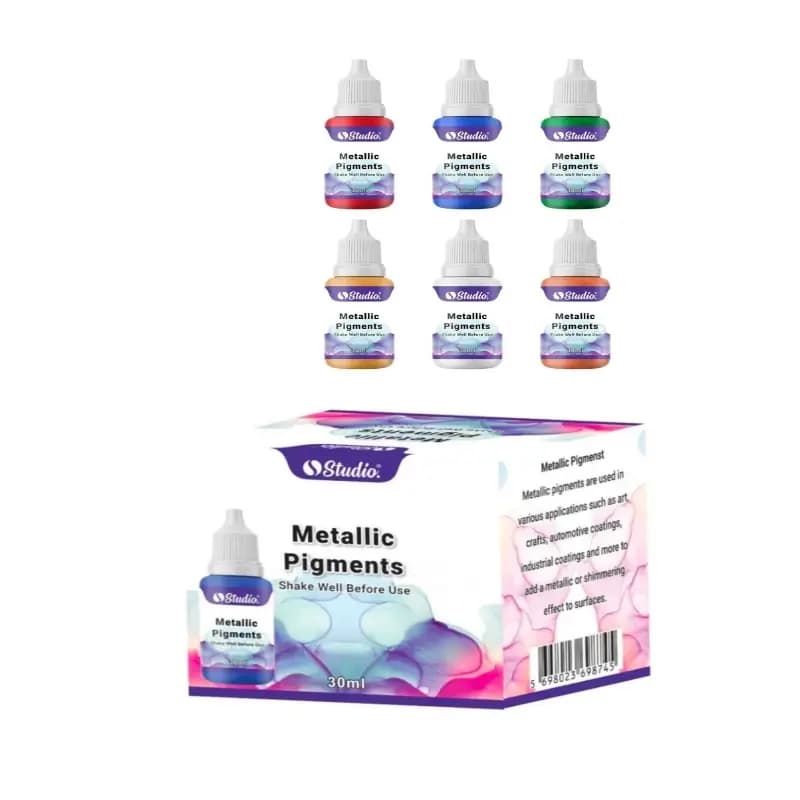 Metallic Pigments  6 pieces